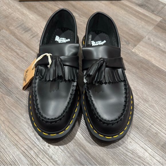 Dr Martens Adrian Bex Black Smooth Leather Loafers - Picture 3 of 12
